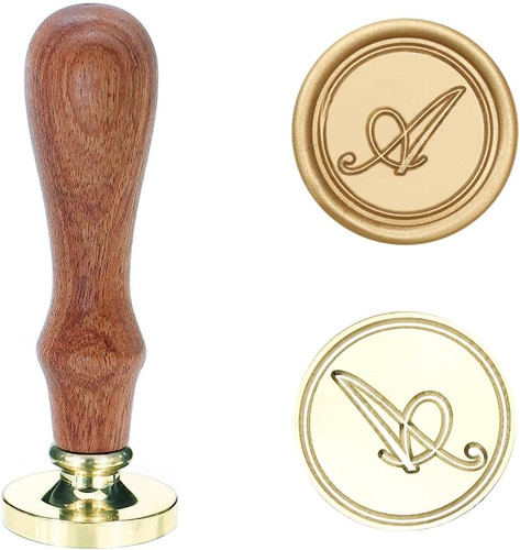 Siegelstempel initialen 25mm - siegelstempel,