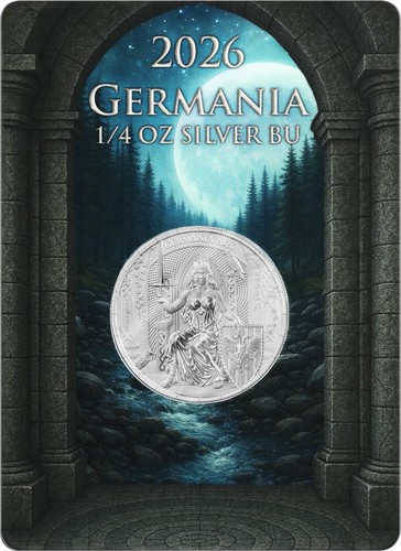 Silbermünze oz germania - oz,