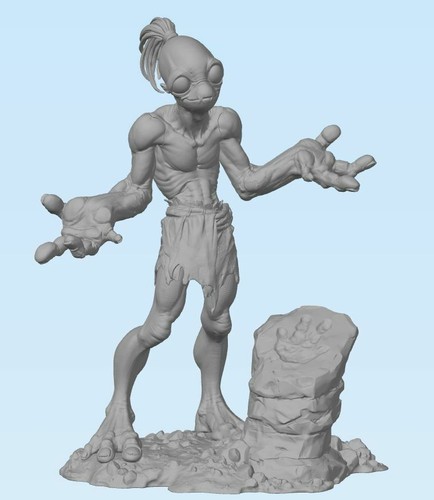 Abe oddworld figur modell - figur,