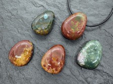 EDELSTEIN ANHÄNGER mit BAND