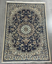 Nain Fein GEREINIGT Orientteppich Perserteppich Teppich 124cmx87cm G0201