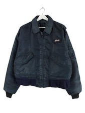 Schott 90s Vintage Bomber Type CWU-R Jacke Blau S Herren