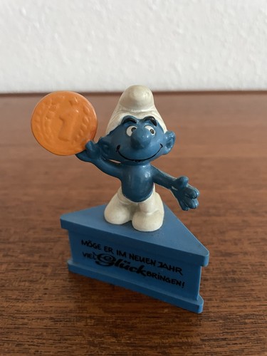 Schlumpf auf sockel schleich - schlumpf,