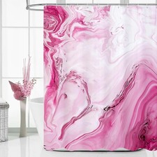 Hot Pink Marble Shower ain