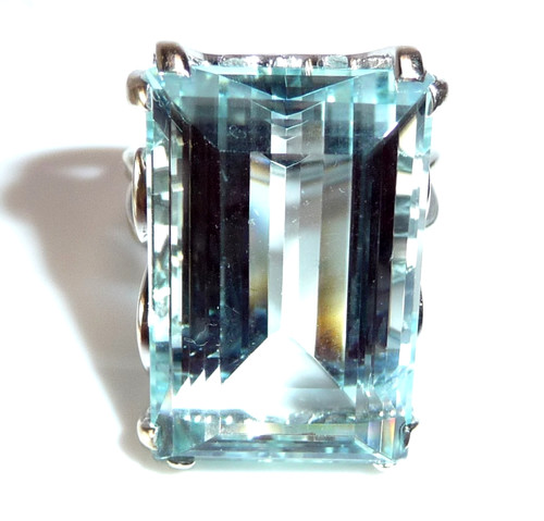Ring 585 weißgold - ring, 22.80ct