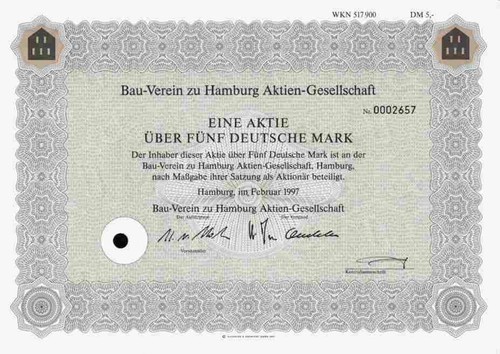 Bau verein hamburg 1997 - ag,