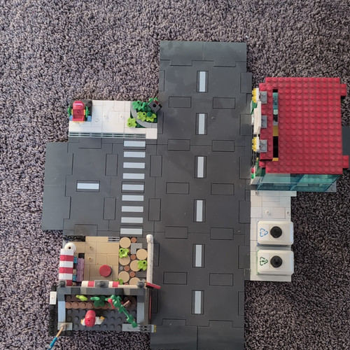 Lego city straßenkreuzung - city,