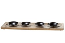 GILDE Kerzentablett Rustik