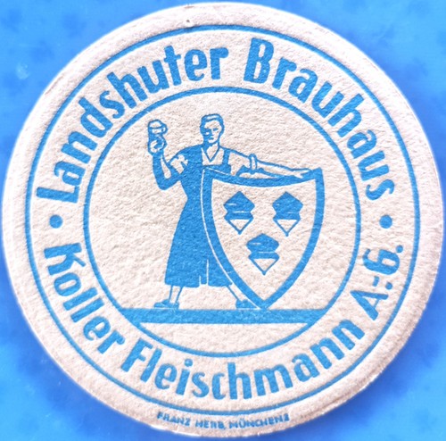 Alter bierdeckel landshuter - alter,