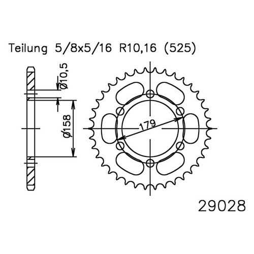Kettenrad zähne für - zähne,