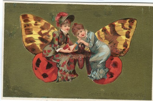 Glanzbilder scraps karte - glanzbilder,