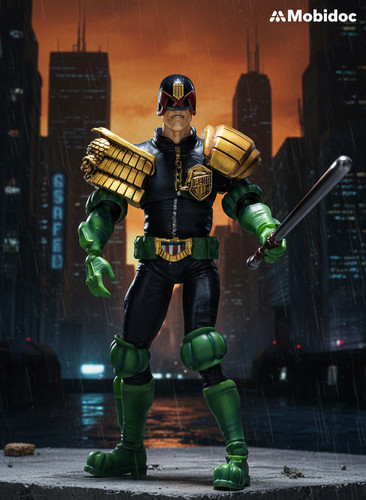 Actionfigur judge dredd - actionfigur,
