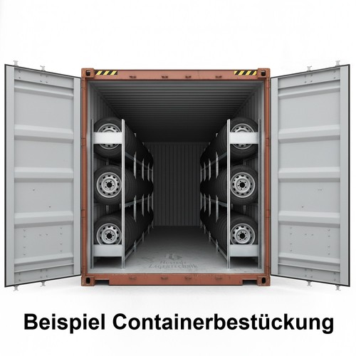 Reifenregal fuß container - reifenregal, 20-fuß-container