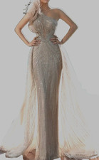 Sima Couture Kleid Gold