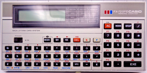 Casio pocket computer 720p - pocket, fx-720p