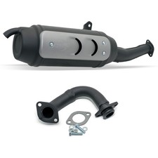 Auspuffanlage LeoVince Komplettanlage SITO PLUS Stahl für Gilera Typhoon / Storm