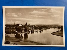 Leitmeritz a. d. Elbe • Postkarte Theo Exler • 1930er Jahre gelaufen