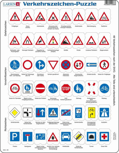 Puzzle verkehrszeichen - -,