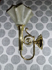 Partylite Wandkerzenhalter Teelichtlampe Paragon Messing Glas Lampenschirm