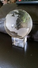 Glas Globus Weltkugel auf