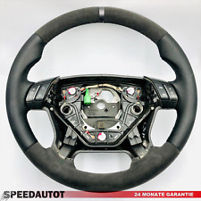 Tuning Schwarz Lenkrad für Volvo S60 Alcantara Lenkrad Leder 