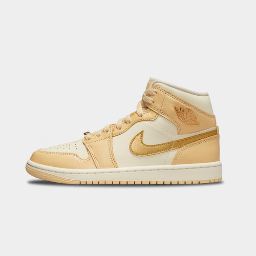 Nike jordan mid gold - nike, 1