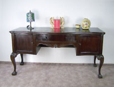 ANRICHTE SIDEBOARD SCHRANK HOLZ BRAUN CHIPPENDALE-STIL B 1,80 SCHREIBTISCH