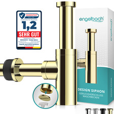 Engelbach Design Siphon für Waschbecken & Co Universal Abfluss Geruchsverschluss