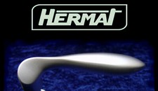 Türgriff Rosetten Garnitur HERMAT 1350 WING Türgarnitur Alu silberfarben elox.