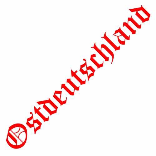 Ostdeutschland aufkleber - ostdeutschland,