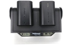 HÄHNEL Doppelllader TWIN V PRO CHARGER für CANON LP-E6 Akku * Fotofachhändler *