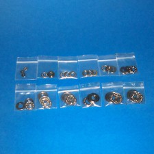 Axiallager Axial Kugellager Drucklager F2-6M - F10-18M, 2 - 10 mm Welle 