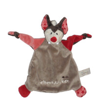WIE NEU * NICI MAUS Fledermaus Weltentdecker Schmusetuch Kuscheltuch Schnuffelt.