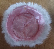 Build A Bear Zubehör Bett Hundebett Hundkorb in rosa mit glitzer Fell