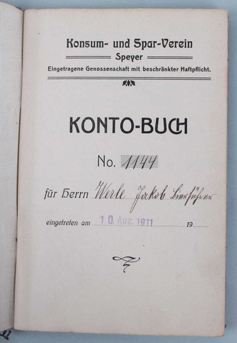 Konsum und spar - konsum-, speyer