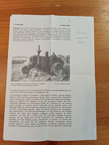 Prospekt lanz bulldog - lanz,