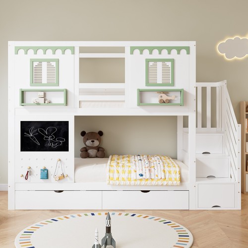 Kinderbett hausbett etagenbett - hausbett,
