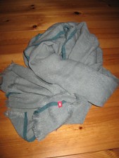 Esprit edc großer kuscheliger Strick-Schal NEU blau-grau Strickschal 70x230cm