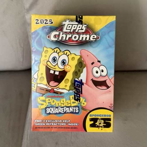 Topps chrome 2025 spongebob - chrome,