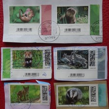 Lot Bund/BRD 2020 2021 2022 Tierkinder meist Ecken gestempelt