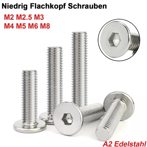 Niedrig flachkopf - m2~m8,