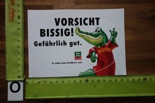 Alter Aufkleber Knabbern Chips FUNNY-FRISCH Spruch Vorsicht bissig! Gefährlich