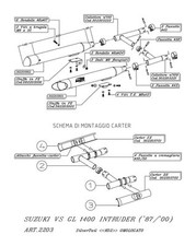 Auspuffanlage Leovince K02 Suzuki Vs 1400 Gl Intruder
