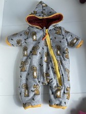 Handmade Overall Teddyanzug Babykleidung Gr. 50