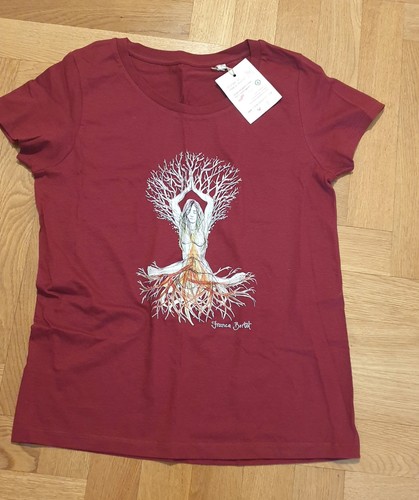 Yoga shirt mit yogamotiv - yoga-shirt,