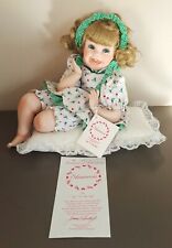 Sammlerpuppe "Shannon" Biskuitporzellan v. Cindy Marschner Rolfe mit Zertifikat