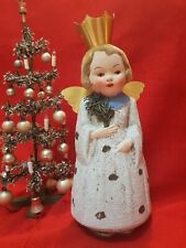 Alter Engel Pappmache Candy Container Füll Box antik venezianischer Tau