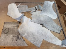 Kuhfell Reste Fellreste