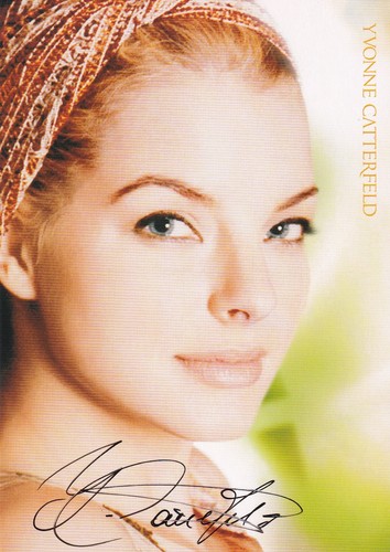 Autogramm yvonne catterfeld - -,