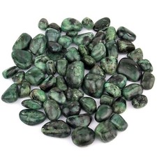 Smaragd Trommelsteine grün XL